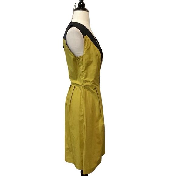 NWT Innamorato Mustard Black Dress EU 40 - Picture 6 of 11